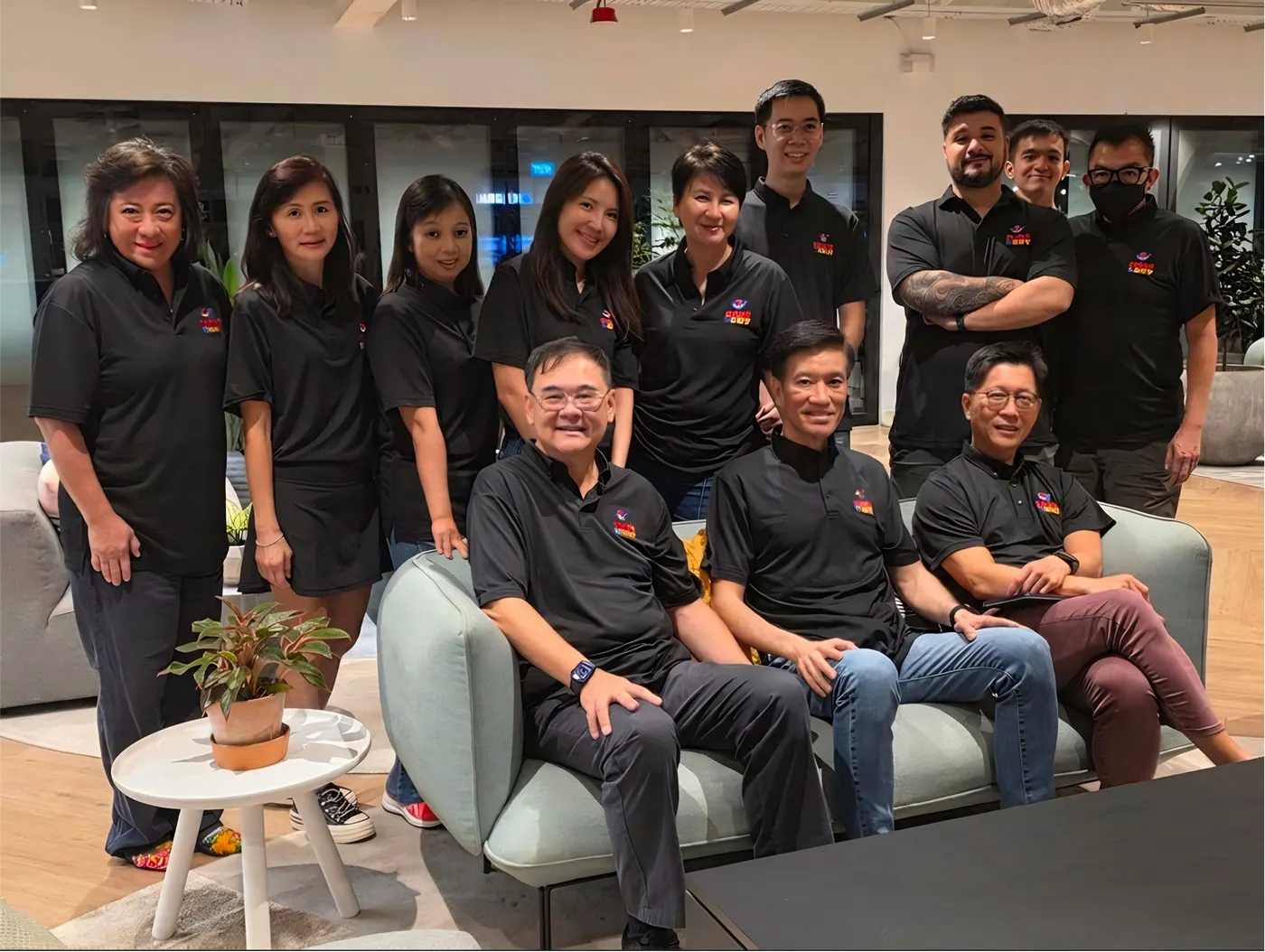 The ShopNJoy team gathered at JustCo